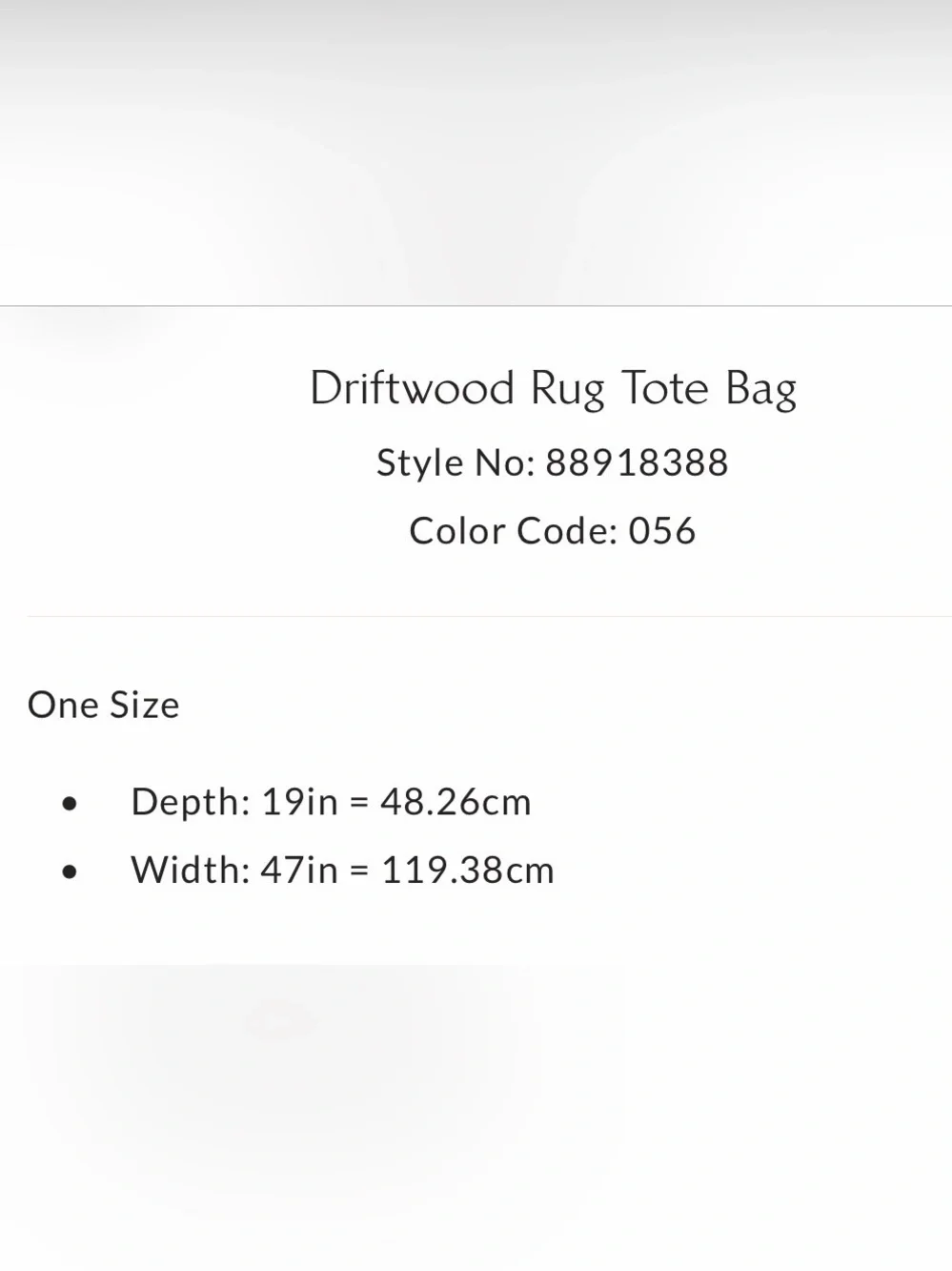 Free People Boho Driftwood Rug Tote Bag in Banana Split